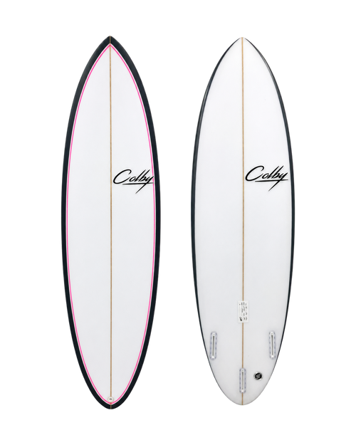 Crypto surfboard deck and underside