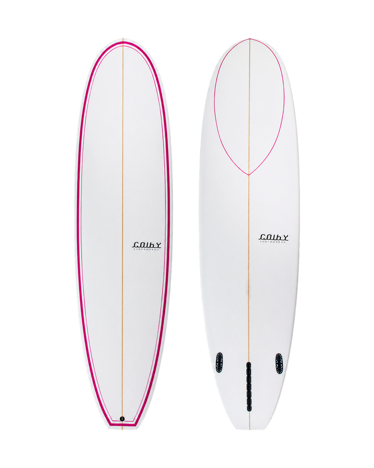 FlowRider surfboard deck and underside