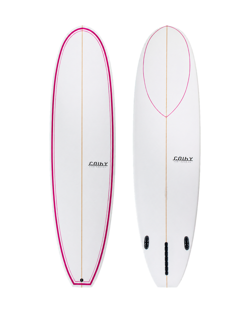 FlowRider surfboard deck and underside