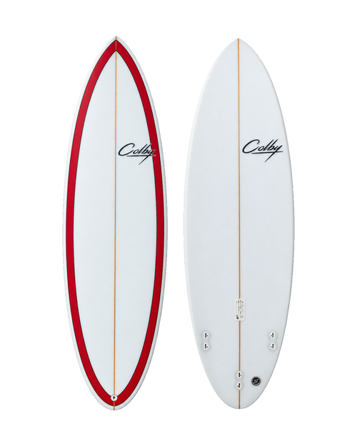 Grenade surfboard deck and underside